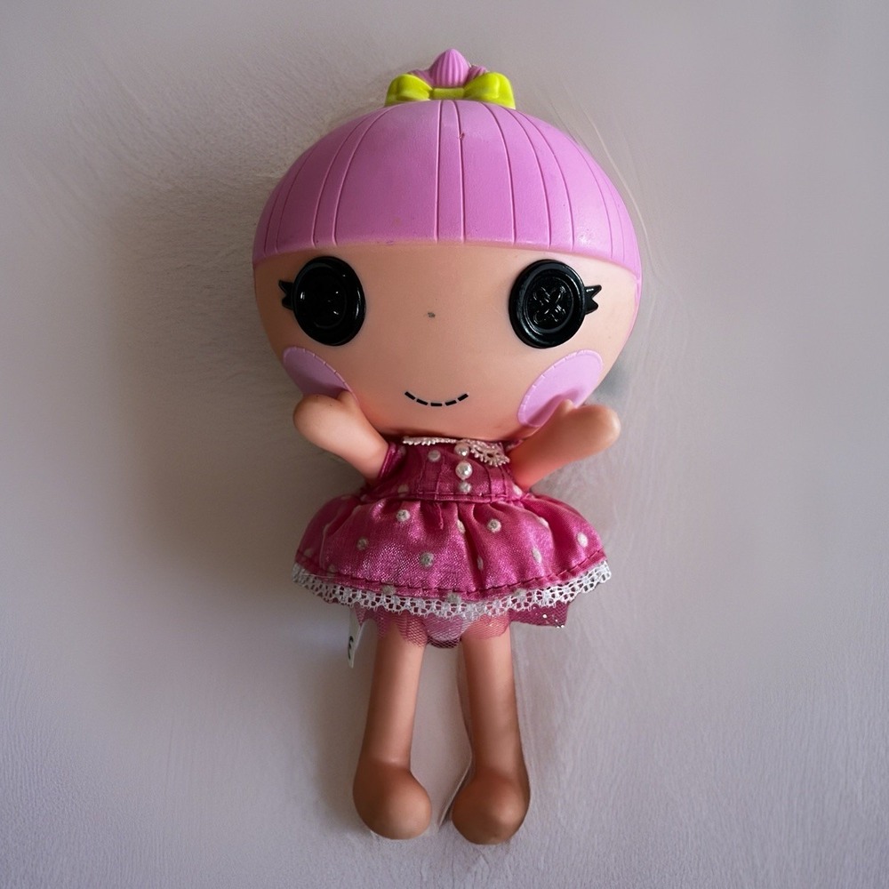 Lalaloopsy Littles Doll Trinket Sparkles 8 Inch Doll 05-24 Hard Pink Plastic